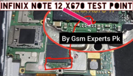 Infinix Note 12 X670 Test Point