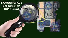 Samsung A05 A055F, M  ISP Pinout